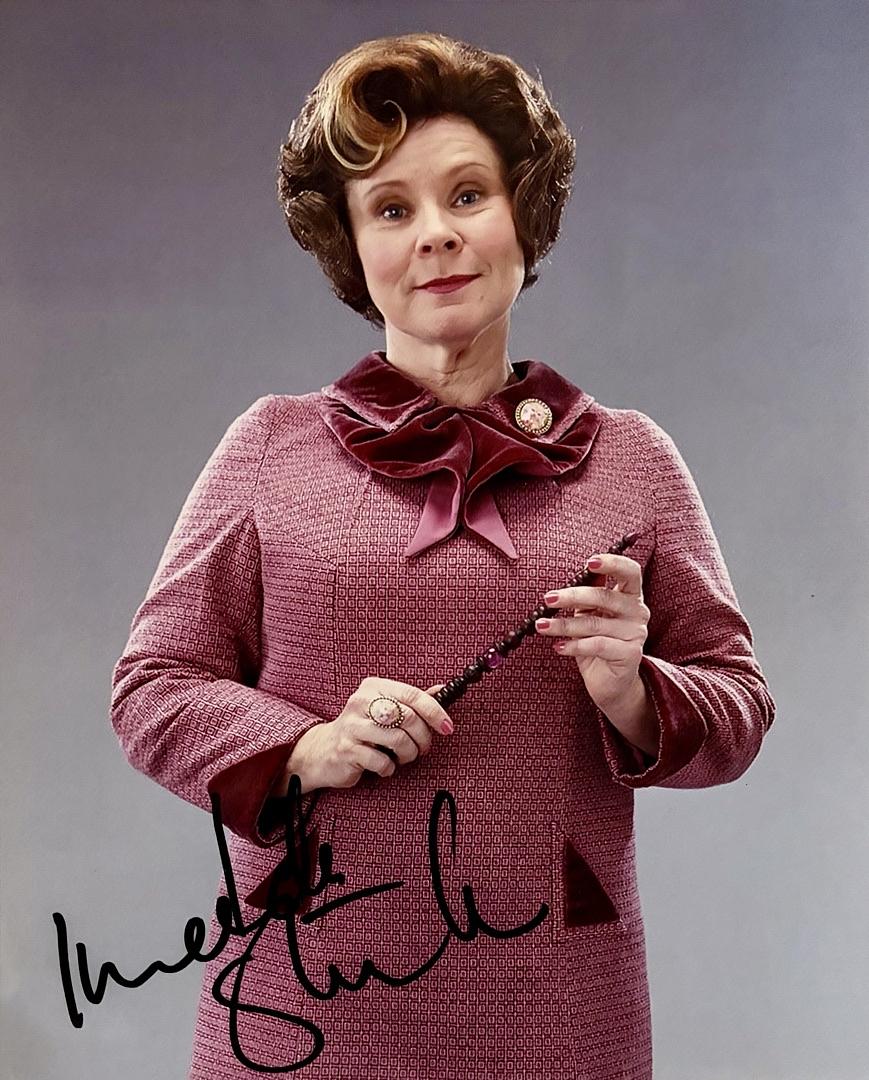 Imelda Stanton signed 8x10 (Harry Potter) - JSA COA